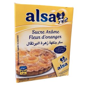 Sucre arôme fleur d’oranger – Alsa – 10 sachets