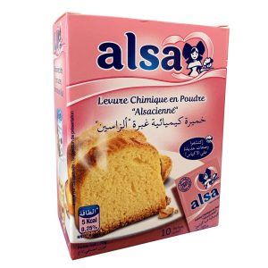 Levure chimique en poudre – Alsa – 10 sachets