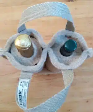 Sac isotherme Duo pour bouteilles – 0,5 à 1 L – Laine française – Ecocotte – Image 8