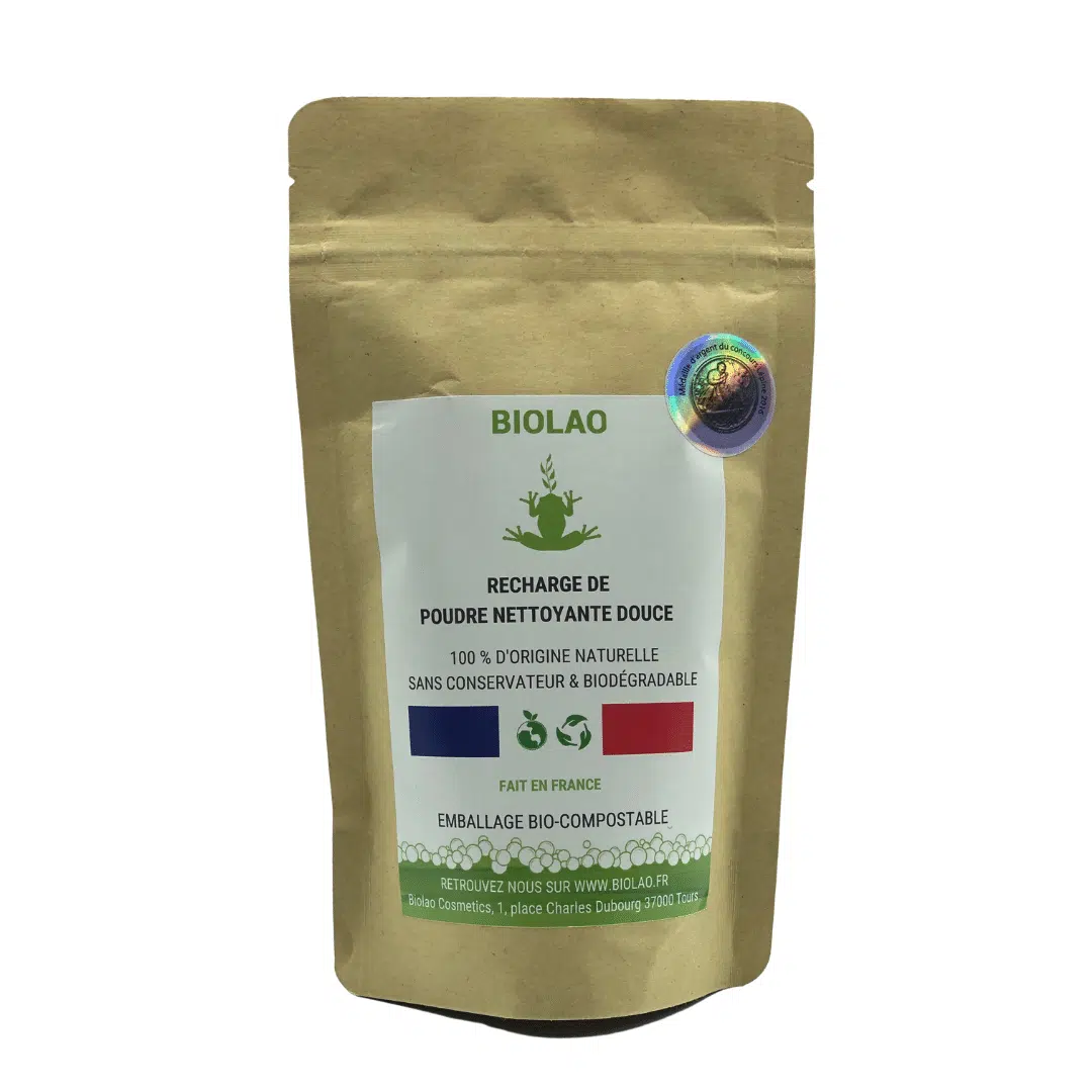 Savon en poudre éco-responsable – Recharge pour flacon doseur – Biolao – Image 4
