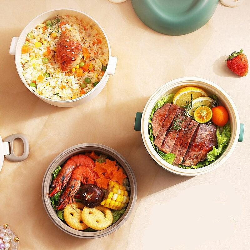 Boite Bento Repas Inox Rose – Image 4