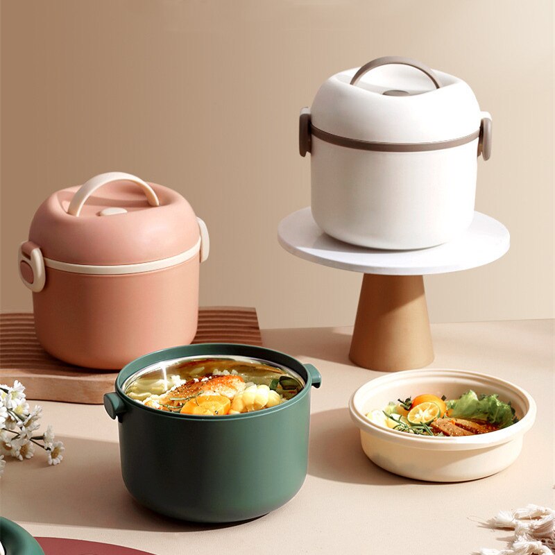 Boite Bento Repas Inox Rose – Image 3