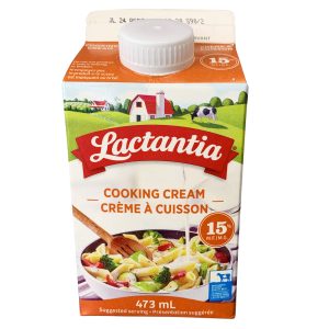 Crème à cuisson, 15% – Lactantia – 473 ml