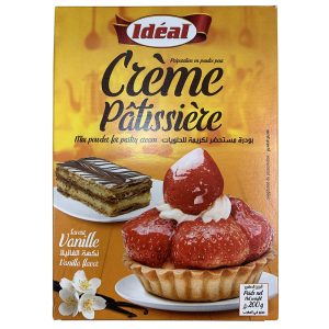 Crème pâtissière saveur vanille – Idéal – 200 g