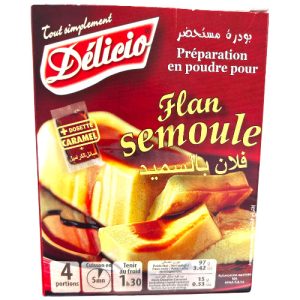 Flan semoule – Délicio – 4 sachets