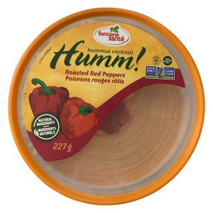 Hummus au poivrons rouges rôtis Fontaine santé 227 g