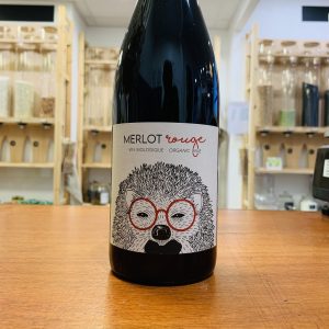Vin rouge Merlot – Le Herisson – bio, engagé et consigné