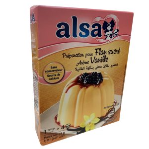 Poudre pour flan – Arôme vanille – Alsa – 45 g