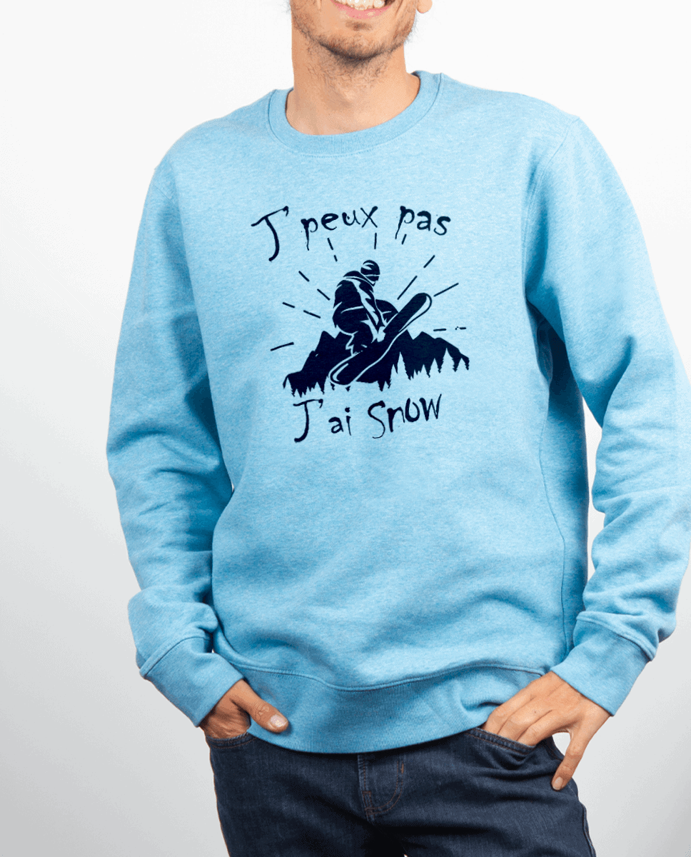 PULL HOMME : J’PEUX PAS J’AI SNOW – Image 5