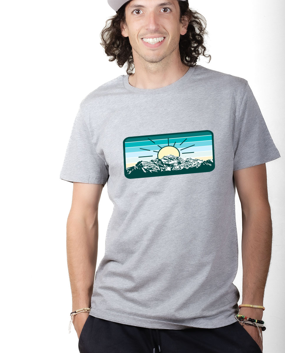 T-SHIRT HOMME : MONTAGNE MONT BLANC – Image 2