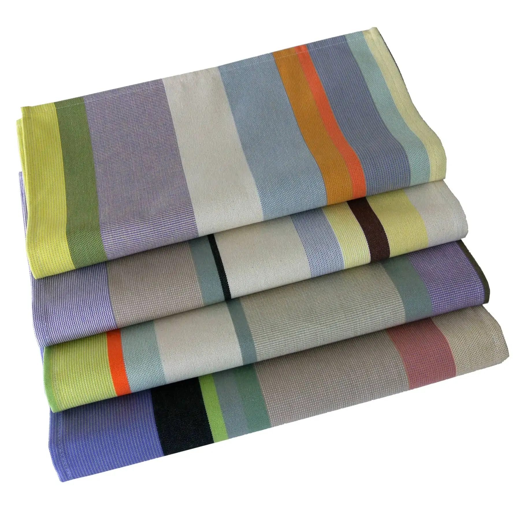 Serviette rayée (40x40cm) – Les Toiles du Soleil