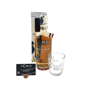 Whisky Grandchamp – original 75cl + 1 verre – France