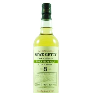 AS WE GET IT ISLAY  SINGLE MALT CASK STRENGTH