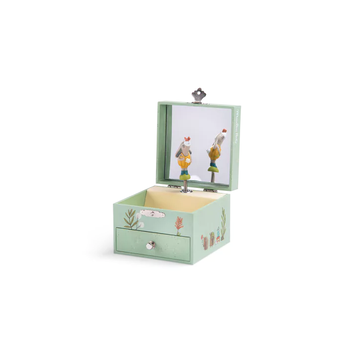 Boîte à musique coffret Trois petits lapins – Moulin Roty