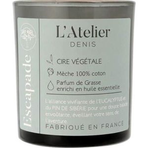 Bougie végétale parfumée Escapade 150g ATELIER DENIS