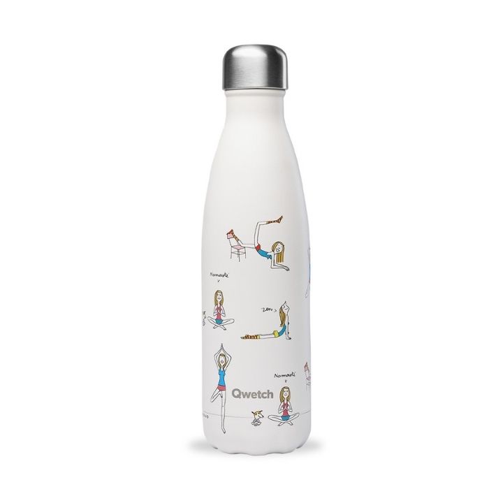 Gourde isotherme Qwetch 500ml Yoga By Soledad