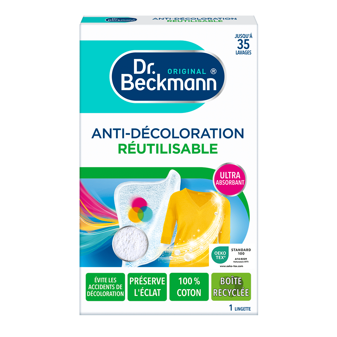 Lingette anti-décoloration réutilisable DR BECKMANN