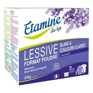 Lessive poudre – Lavandin 2kg ÉTAMINE DU LYS