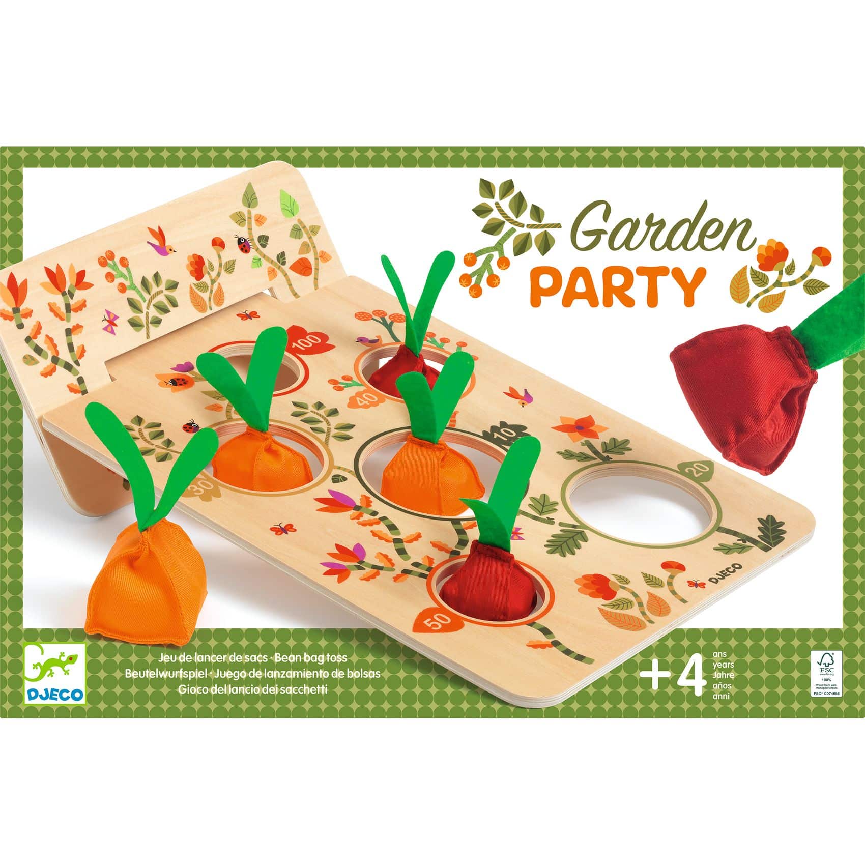 Jeu de lancer de sacs Garden party – Djeco – Image 3