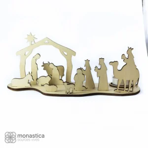 Crèche à monter grand modèle – Ac Vivant