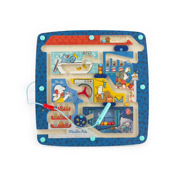Labyrinthe magnétique Puce et Pilou – Moulin Roty – Image 2