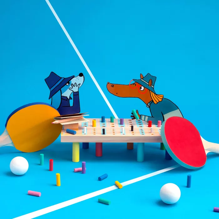 Jeu de société Code secret en bois Les Loufoques – Moulin Roty – Image 9