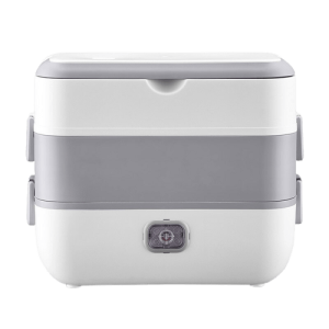 Lunch Box Chauffante Blanche Deux Etages