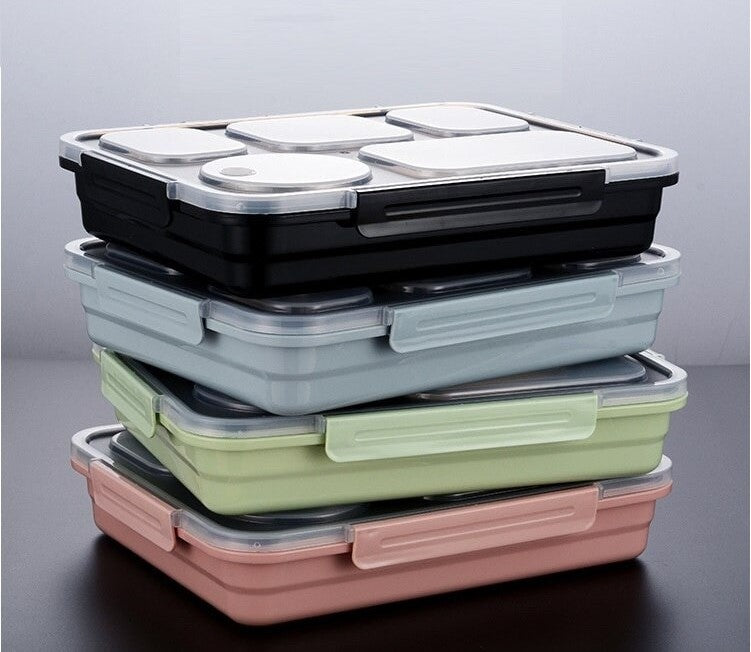 Lunch Box Compartimentée Verte – Image 5