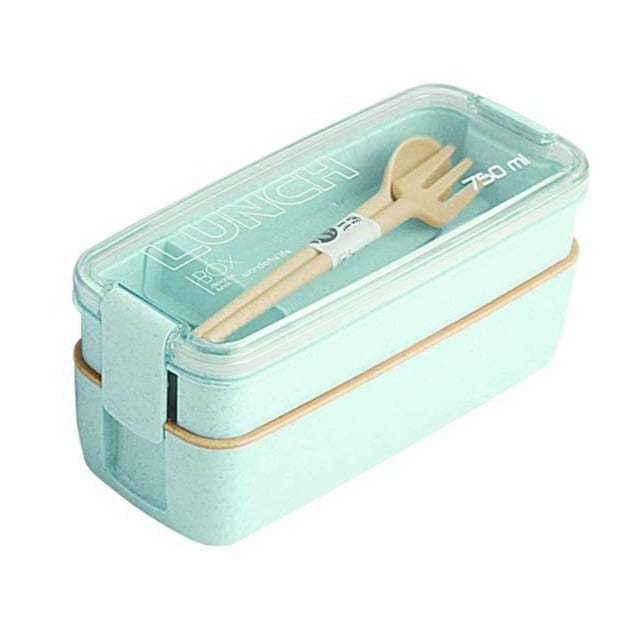 Lunch Box Verte 2 étages