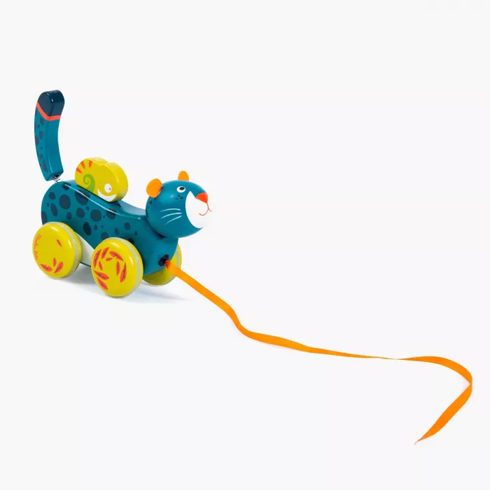 Jouet à tirer Panthère Dans la jungle – Moulin Roty