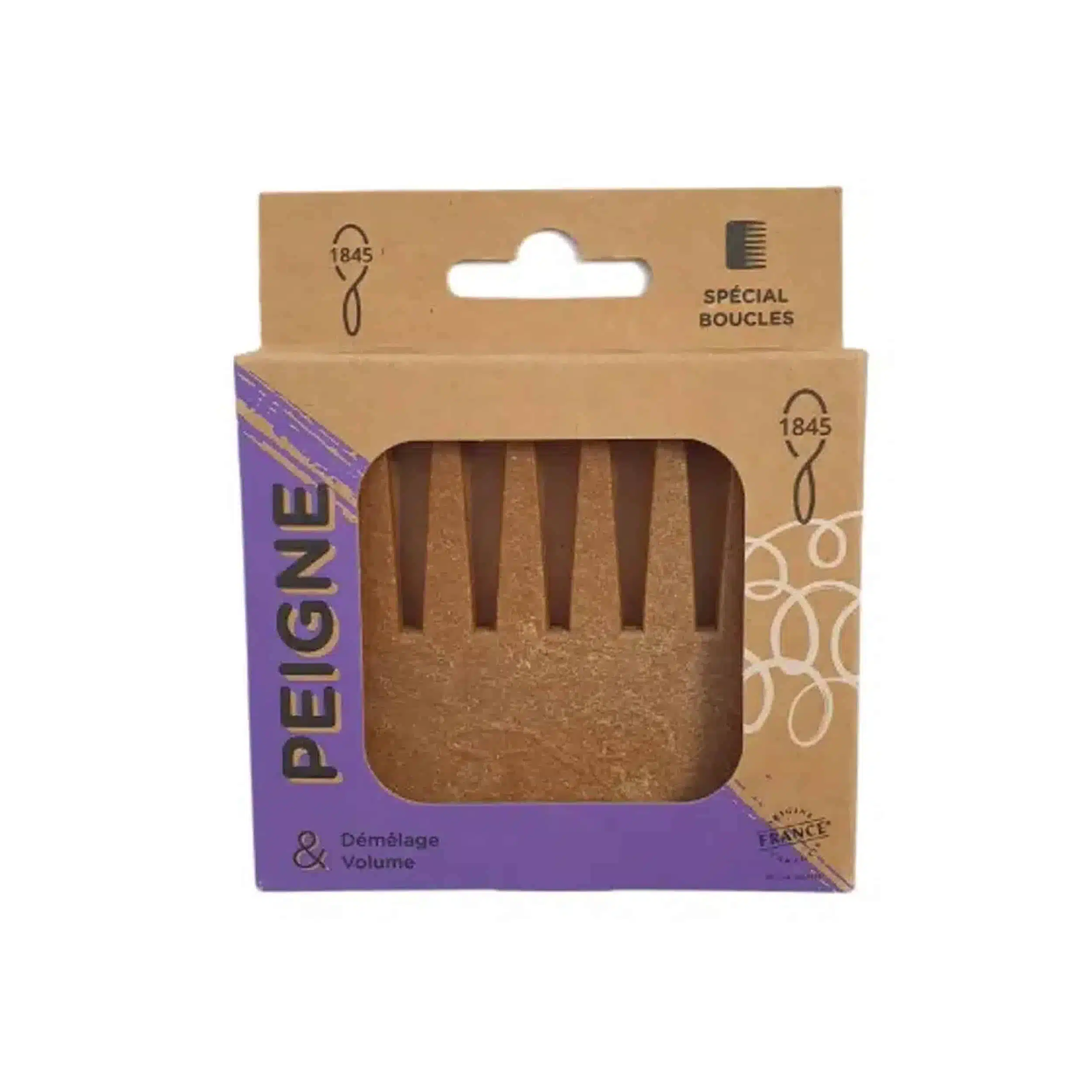 Peigne pour cheveux bouclés & volumineux éco-responsable fabriqué en France – 1845 – Image 3