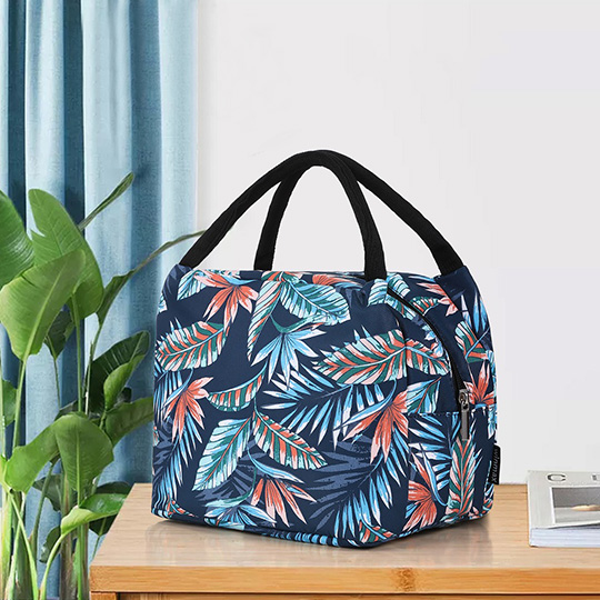 Petit Lunch Bag Femme Feuilles – Image 3