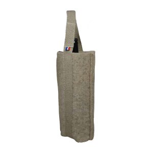 Pochette isotherme pour bouteille – 0,5 à 1 L – Laine française – Ecocotte