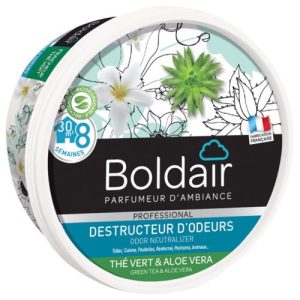 Destructeur d&rsquo;odeurs Thé vert Aloé vera 300g BOLDAIR