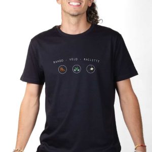 T-SHIRT HOMME : rando vélo raclette