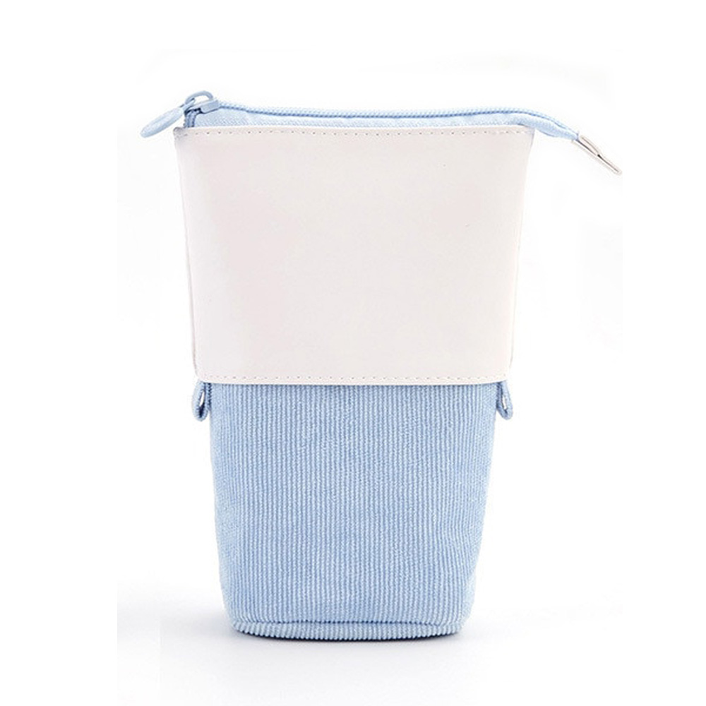 Trousse Pop Up Cuir – Bleue