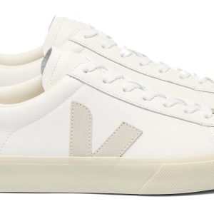 VEJA – CAMPO LEATHER EXTRA WHITE NATURAL SUEDE