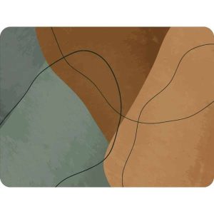 Tapis velvet – Curves #1 45X75cm MERCURY